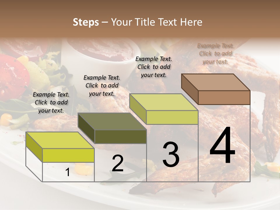 Condiment White Meat PowerPoint Template