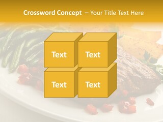 Object Beef Barbecue PowerPoint Template