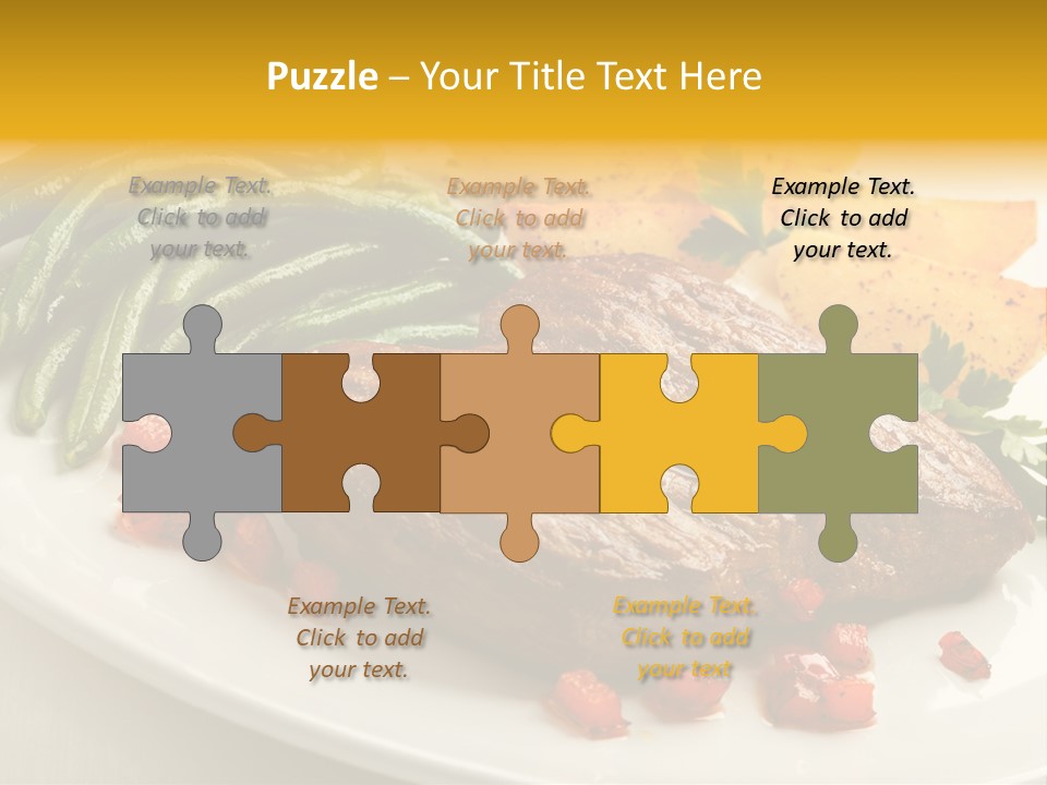 Object Beef Barbecue PowerPoint Template