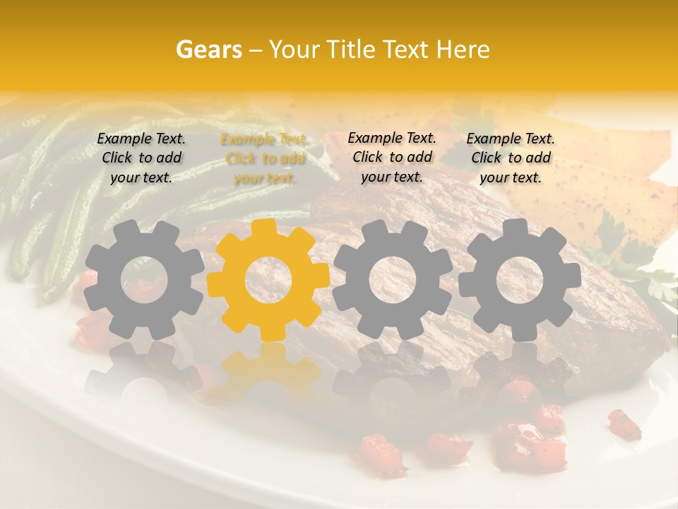 Object Beef Barbecue PowerPoint Template