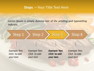 Object Beef Barbecue PowerPoint Template