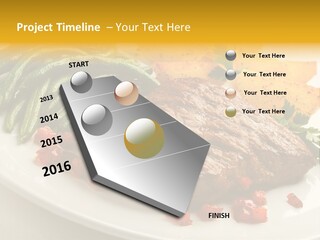 Object Beef Barbecue PowerPoint Template