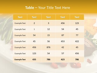 Object Beef Barbecue PowerPoint Template