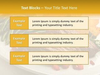 Object Beef Barbecue PowerPoint Template