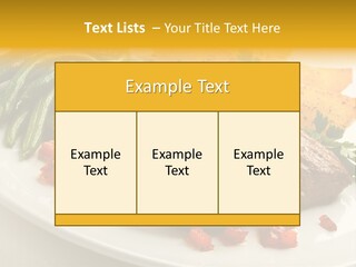 Object Beef Barbecue PowerPoint Template