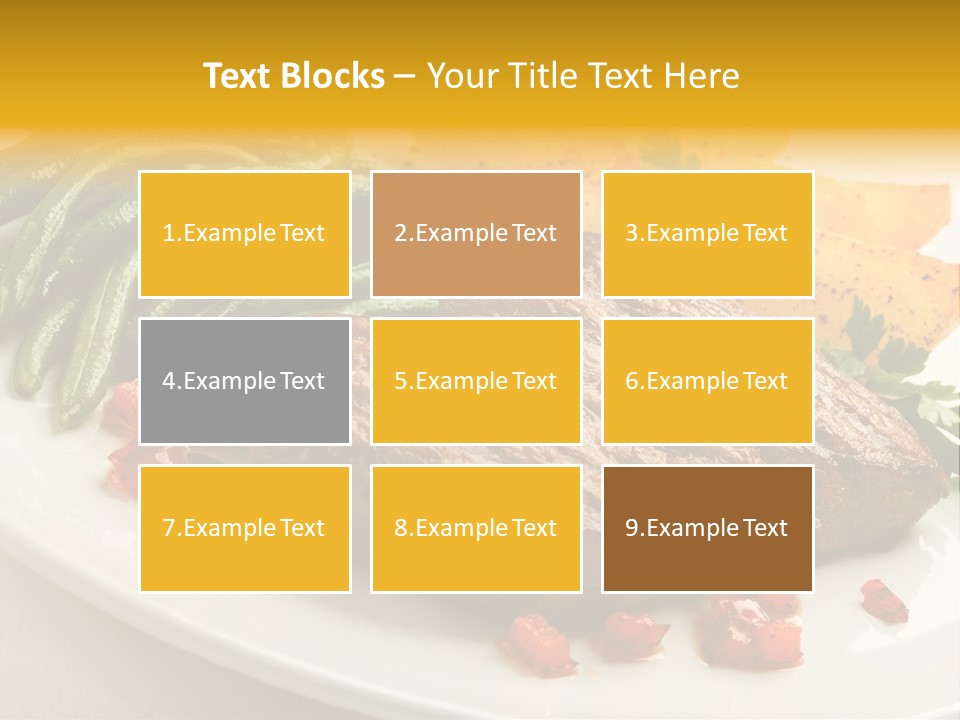 Object Beef Barbecue PowerPoint Template