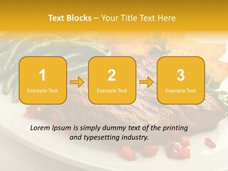 Object Beef Barbecue PowerPoint Template