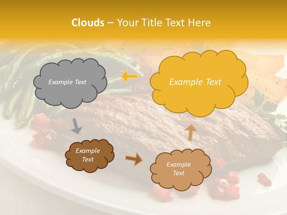 Object Beef Barbecue PowerPoint Template