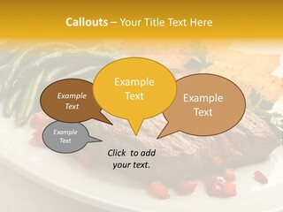 Object Beef Barbecue PowerPoint Template