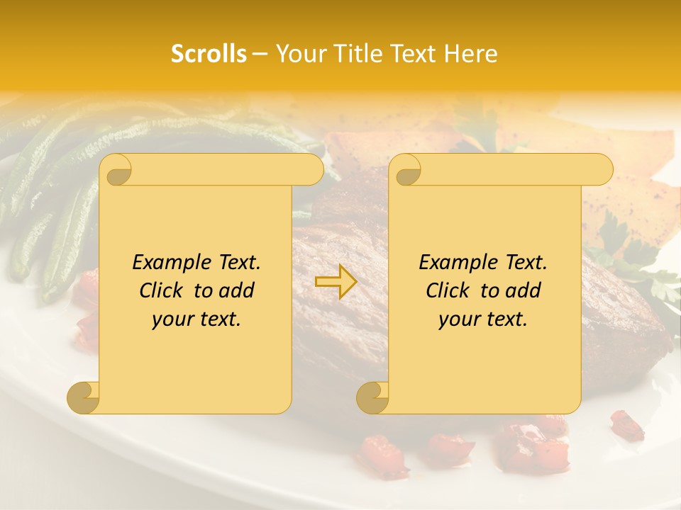 Object Beef Barbecue PowerPoint Template