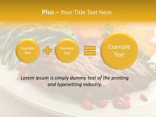 Object Beef Barbecue PowerPoint Template