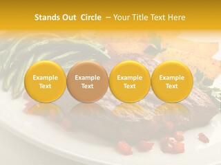 Object Beef Barbecue PowerPoint Template