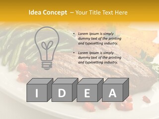 Object Beef Barbecue PowerPoint Template