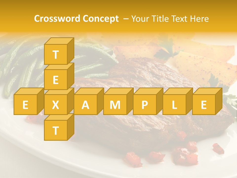 Object Beef Barbecue PowerPoint Template