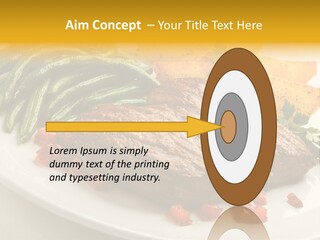 Object Beef Barbecue PowerPoint Template