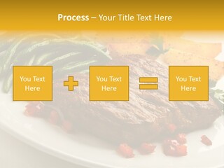 Object Beef Barbecue PowerPoint Template