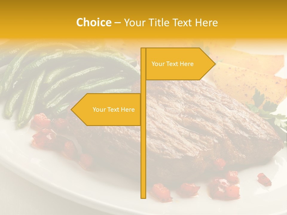 Object Beef Barbecue PowerPoint Template