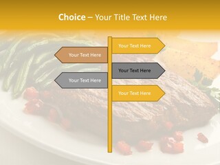 Object Beef Barbecue PowerPoint Template