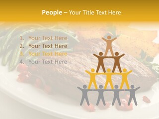 Object Beef Barbecue PowerPoint Template