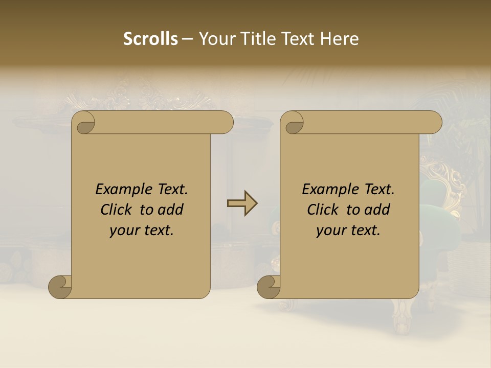 Ancient Frame Design PowerPoint Template