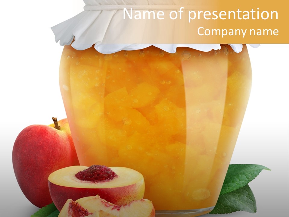 Yellow Sweet Fresh PowerPoint Template