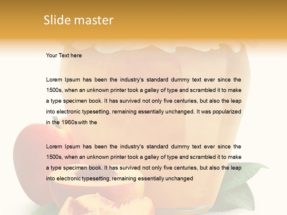 Yellow Sweet Fresh PowerPoint Template