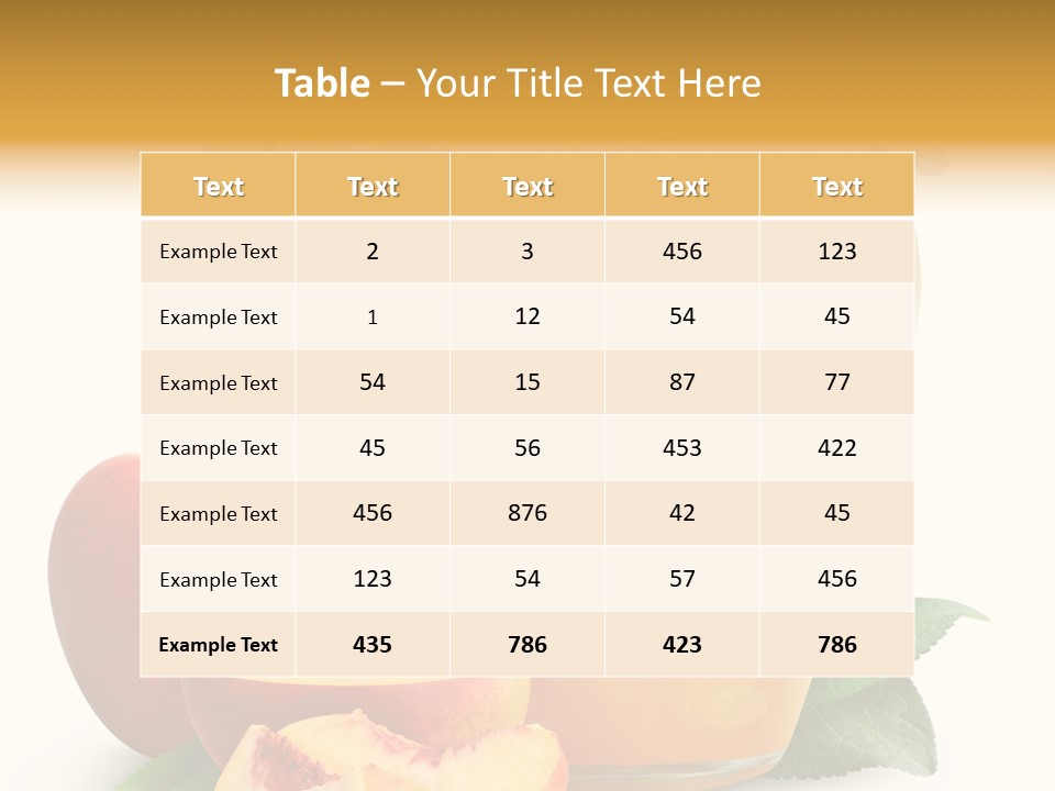Yellow Sweet Fresh PowerPoint Template