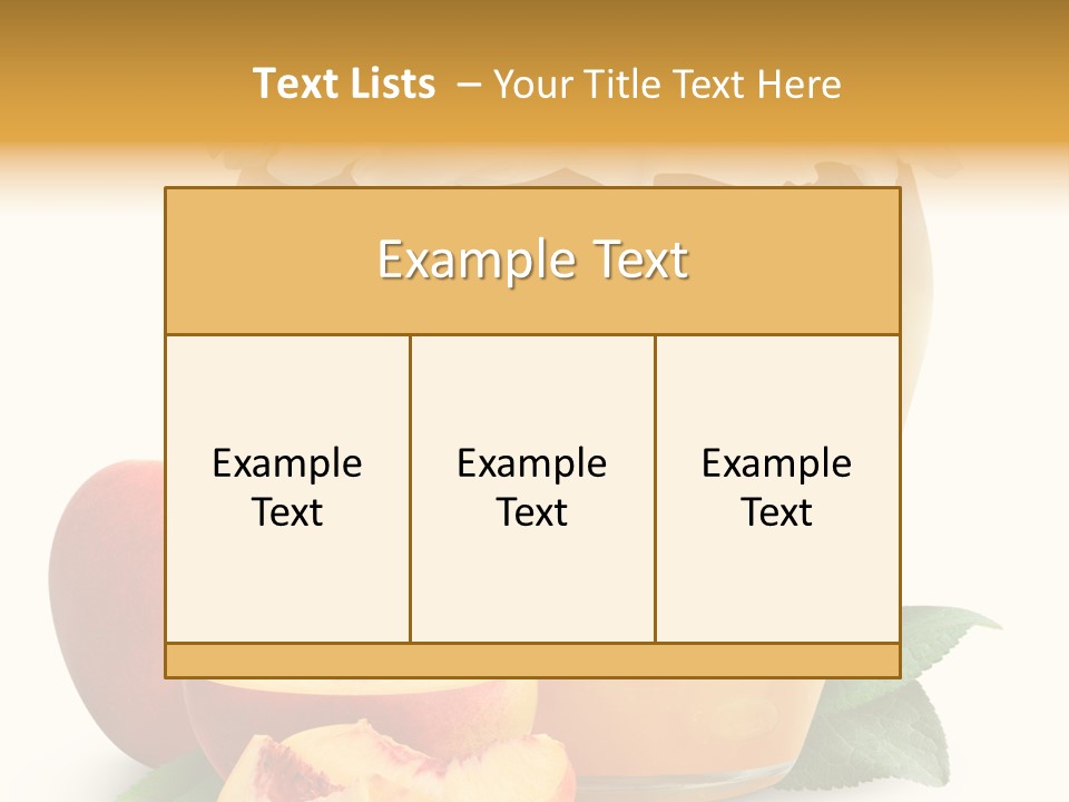 Yellow Sweet Fresh PowerPoint Template