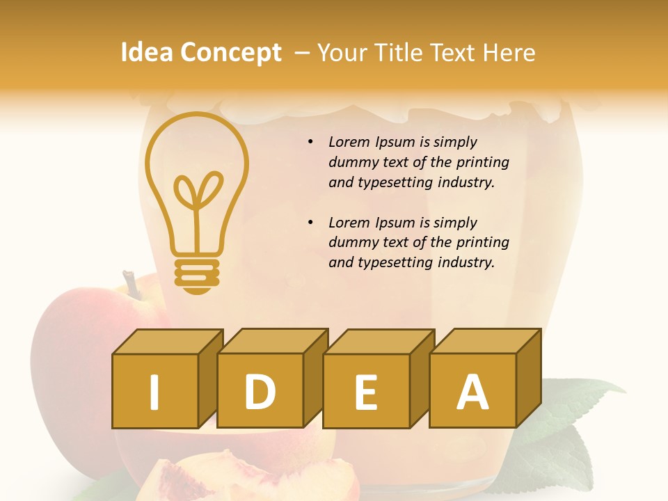 Yellow Sweet Fresh PowerPoint Template