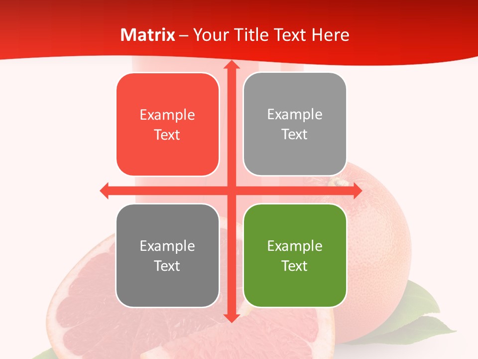 Refreshment Straw Fresh PowerPoint Template