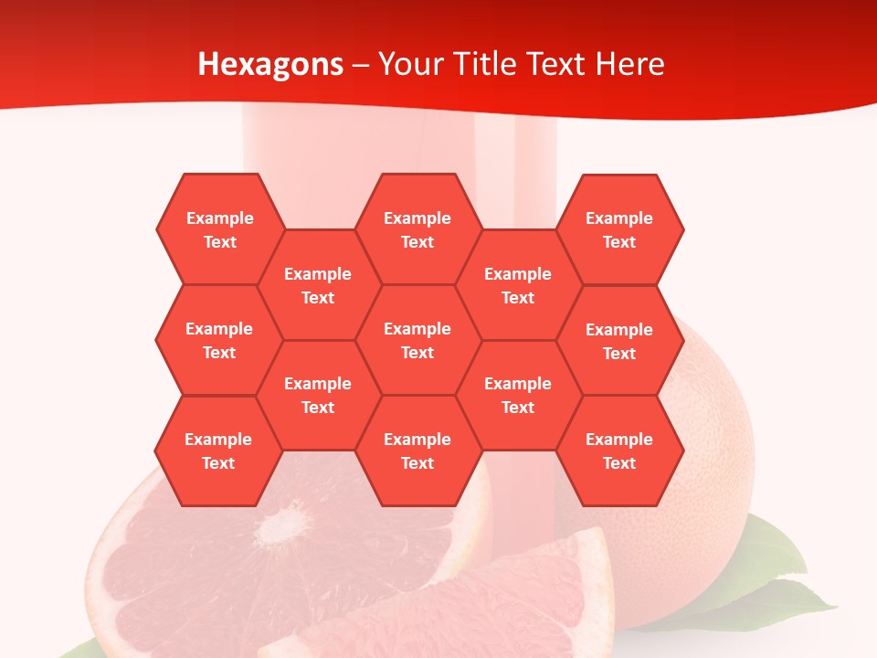 Refreshment Straw Fresh PowerPoint Template