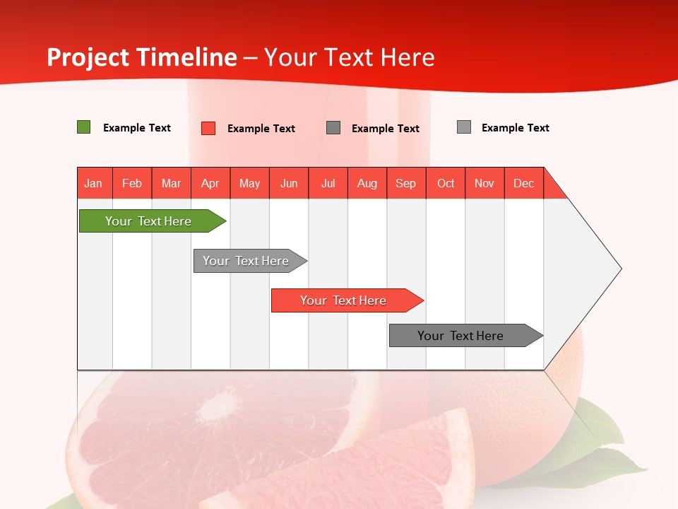 Refreshment Straw Fresh PowerPoint Template