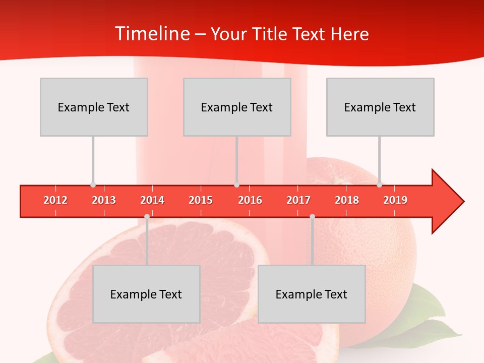 Refreshment Straw Fresh PowerPoint Template