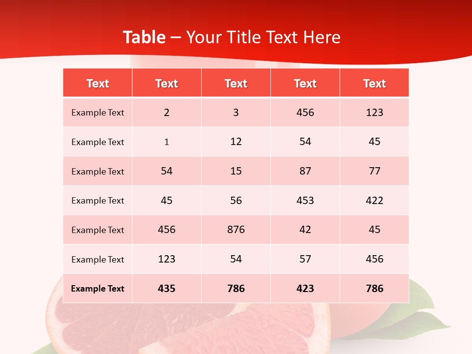 Refreshment Straw Fresh PowerPoint Template