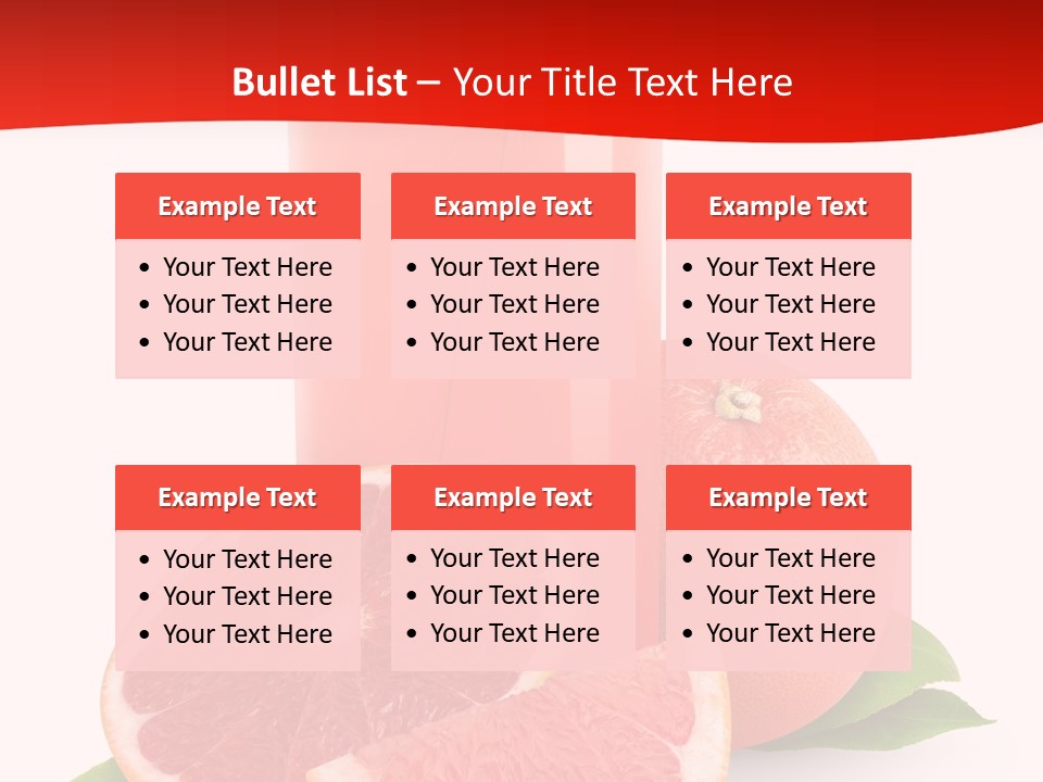 Refreshment Straw Fresh PowerPoint Template