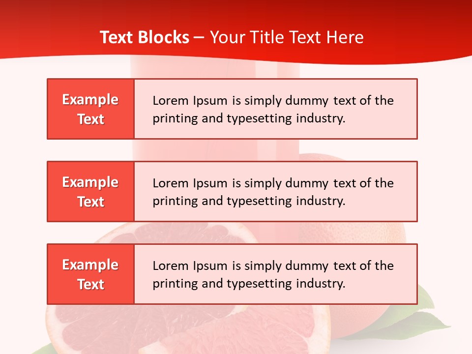 Refreshment Straw Fresh PowerPoint Template