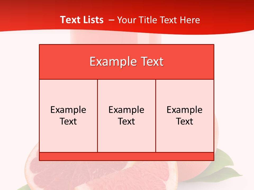 Refreshment Straw Fresh PowerPoint Template