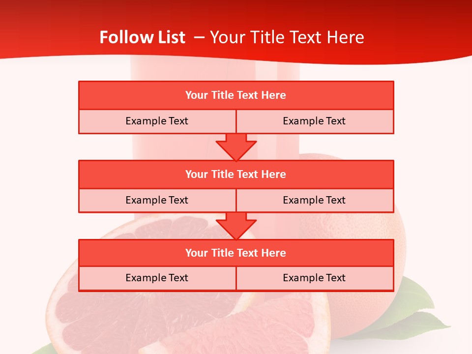 Refreshment Straw Fresh PowerPoint Template