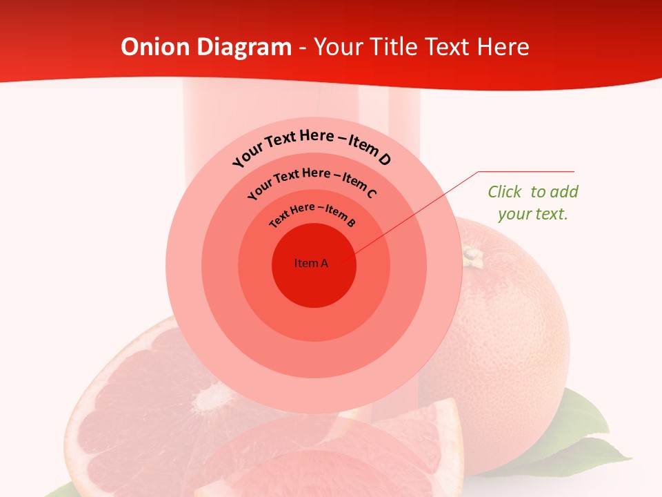 Refreshment Straw Fresh PowerPoint Template
