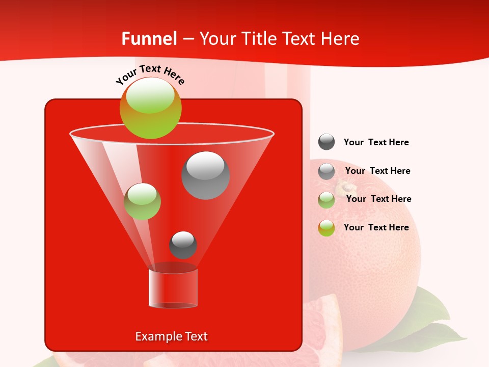 Refreshment Straw Fresh PowerPoint Template