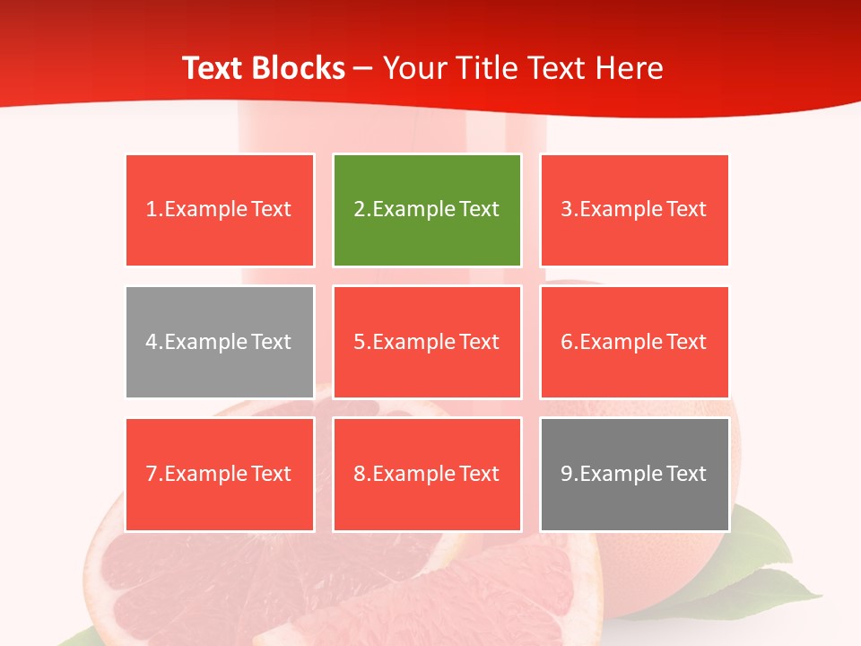 Refreshment Straw Fresh PowerPoint Template