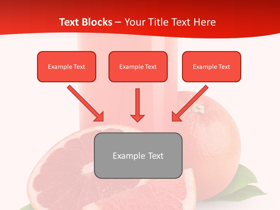 Refreshment Straw Fresh PowerPoint Template