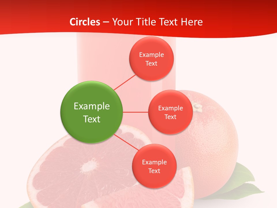 Refreshment Straw Fresh PowerPoint Template