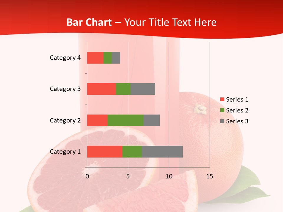 Refreshment Straw Fresh PowerPoint Template