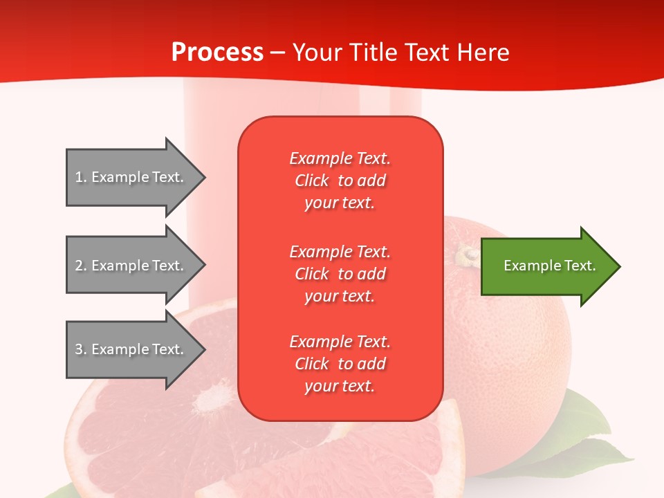 Refreshment Straw Fresh PowerPoint Template