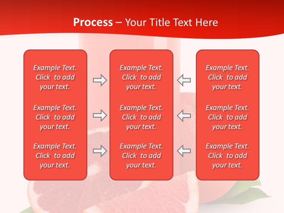 Refreshment Straw Fresh PowerPoint Template