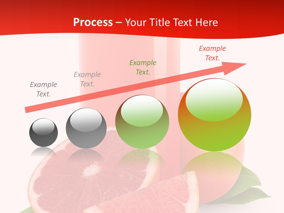 Refreshment Straw Fresh PowerPoint Template