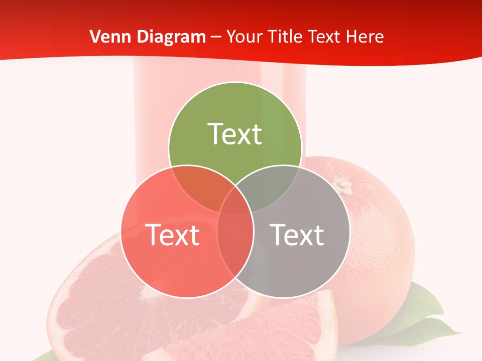 Refreshment Straw Fresh PowerPoint Template