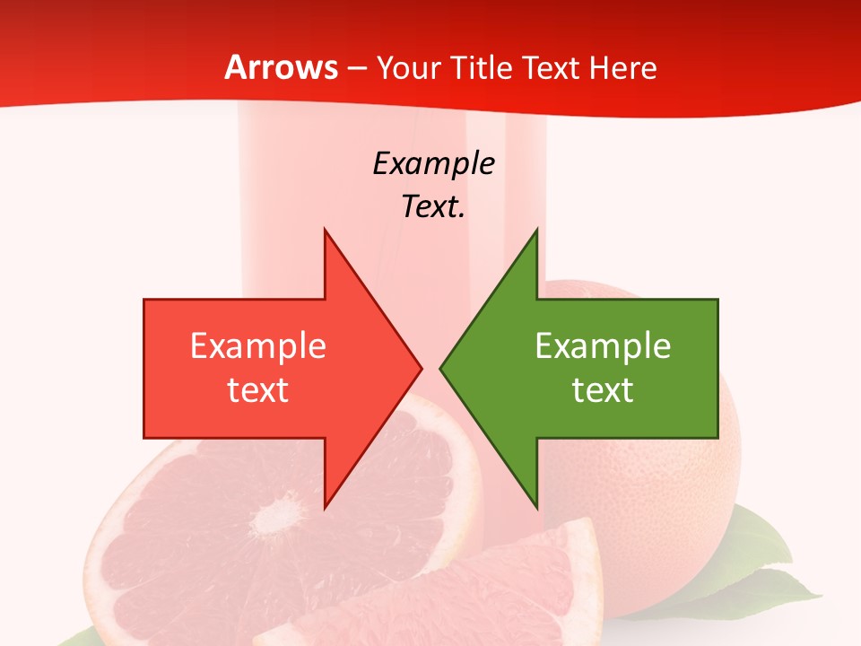 Refreshment Straw Fresh PowerPoint Template