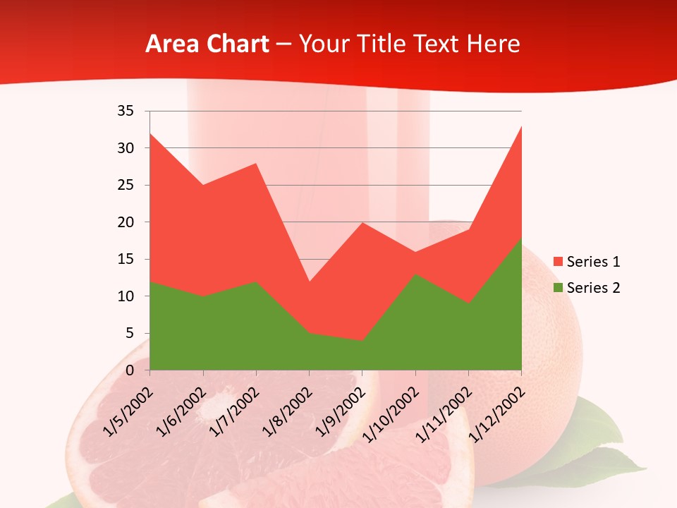 Refreshment Straw Fresh PowerPoint Template